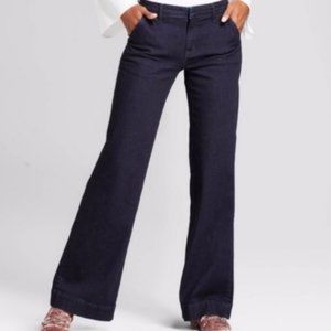 A New Day: High Waisted, Wide Leg "Trouser" Jeans